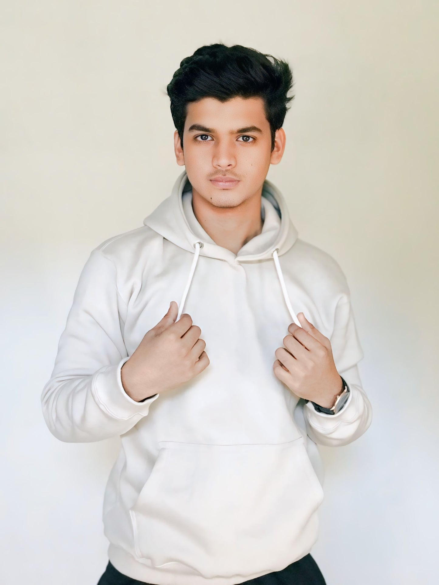 Cozy Classic Beige Hoodie for Any Season