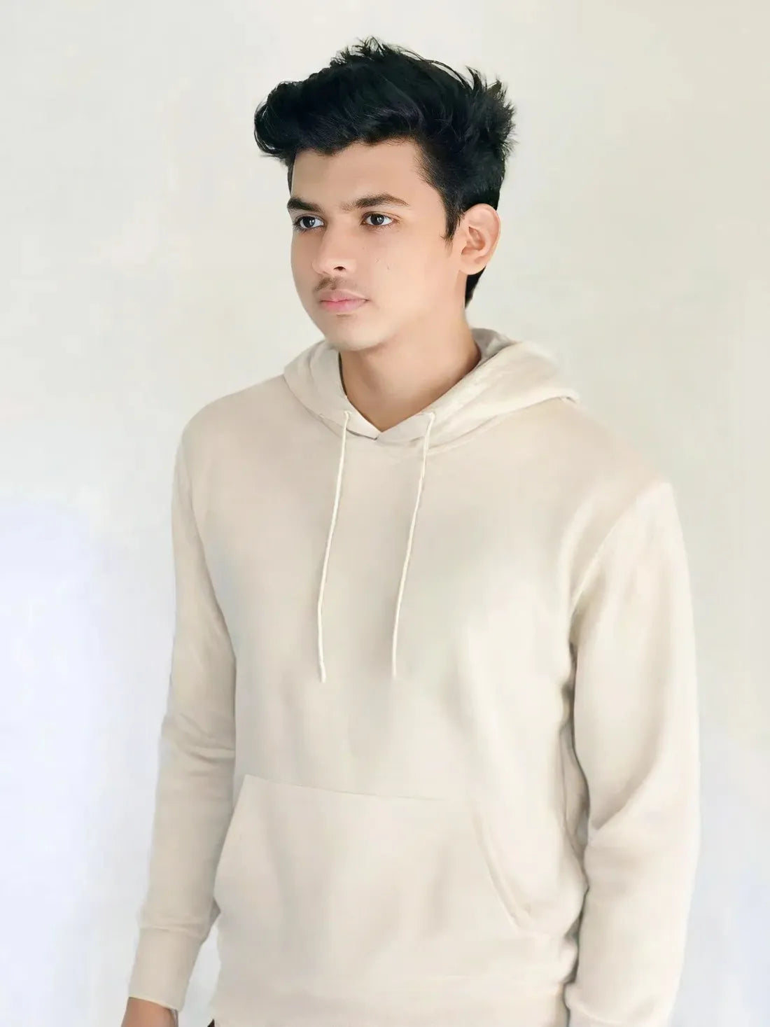 Cozy Classic Beige Hoodie for Any Season
