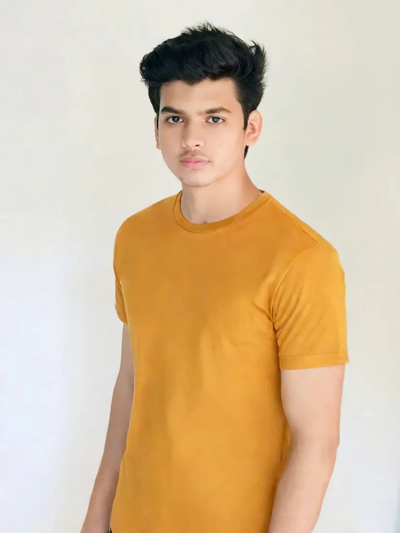 Classic Mustard T-Shirt for Everyday Comfort