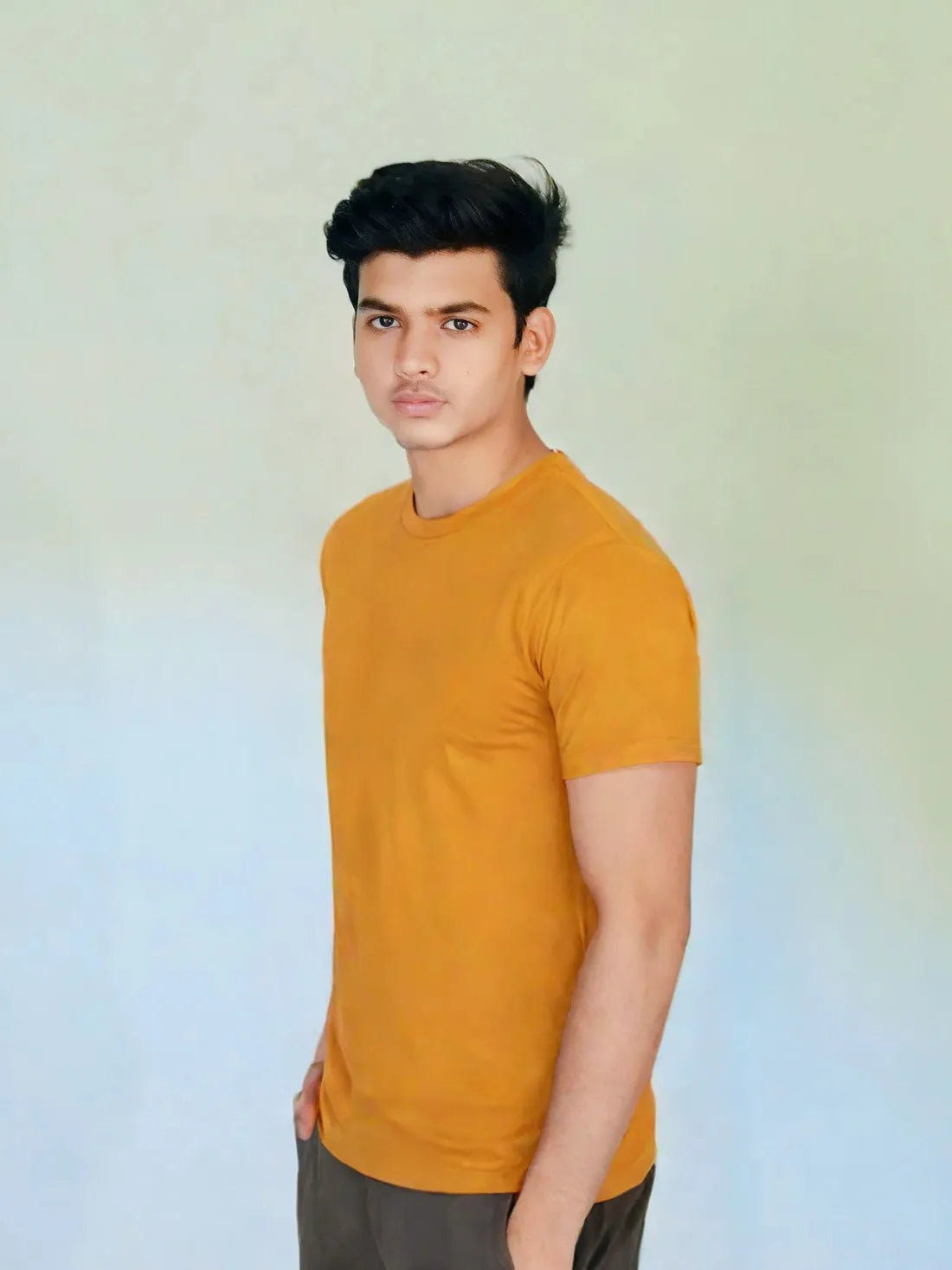 Classic Mustard T-Shirt for Everyday Comfort