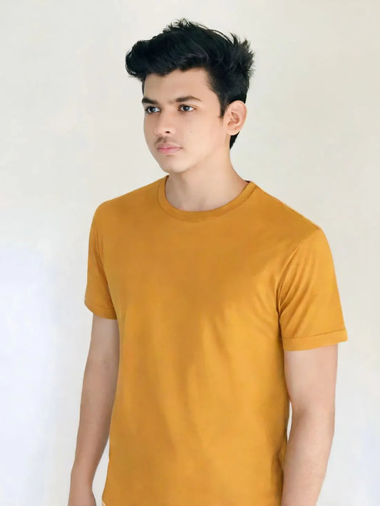 Classic Mustard T-Shirt for Everyday Comfort